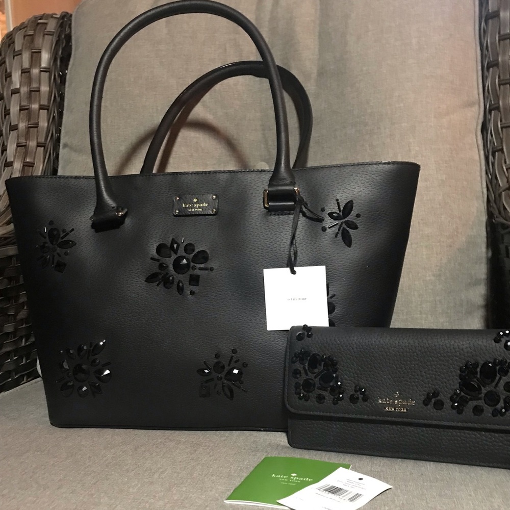 Kate Spade Set In Stone Bag & Wallet FIRM PRICE